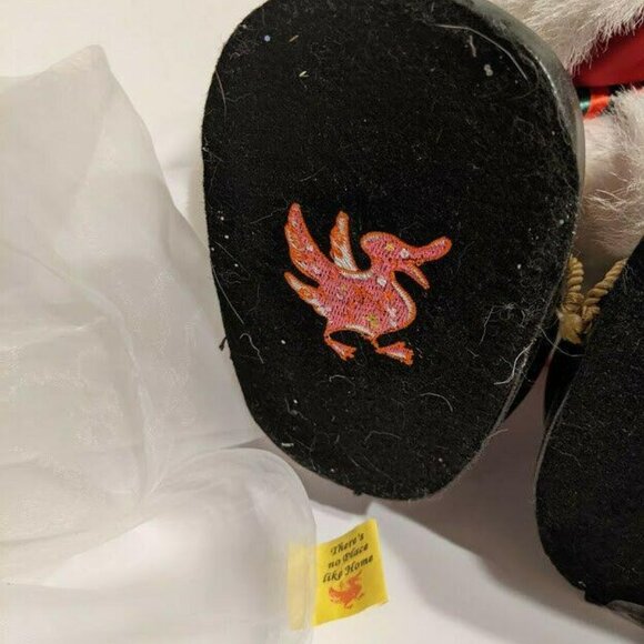 Quacker Factory Teddy Bear Santa With List Christmas Sack 26" Plush Figure - Picture 11 of 11